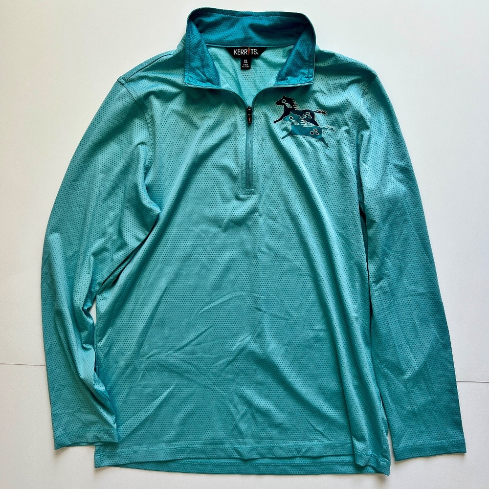 Kerrits Kids Summer Ride Ice Fil Long Sleeve Equestrian Shirt